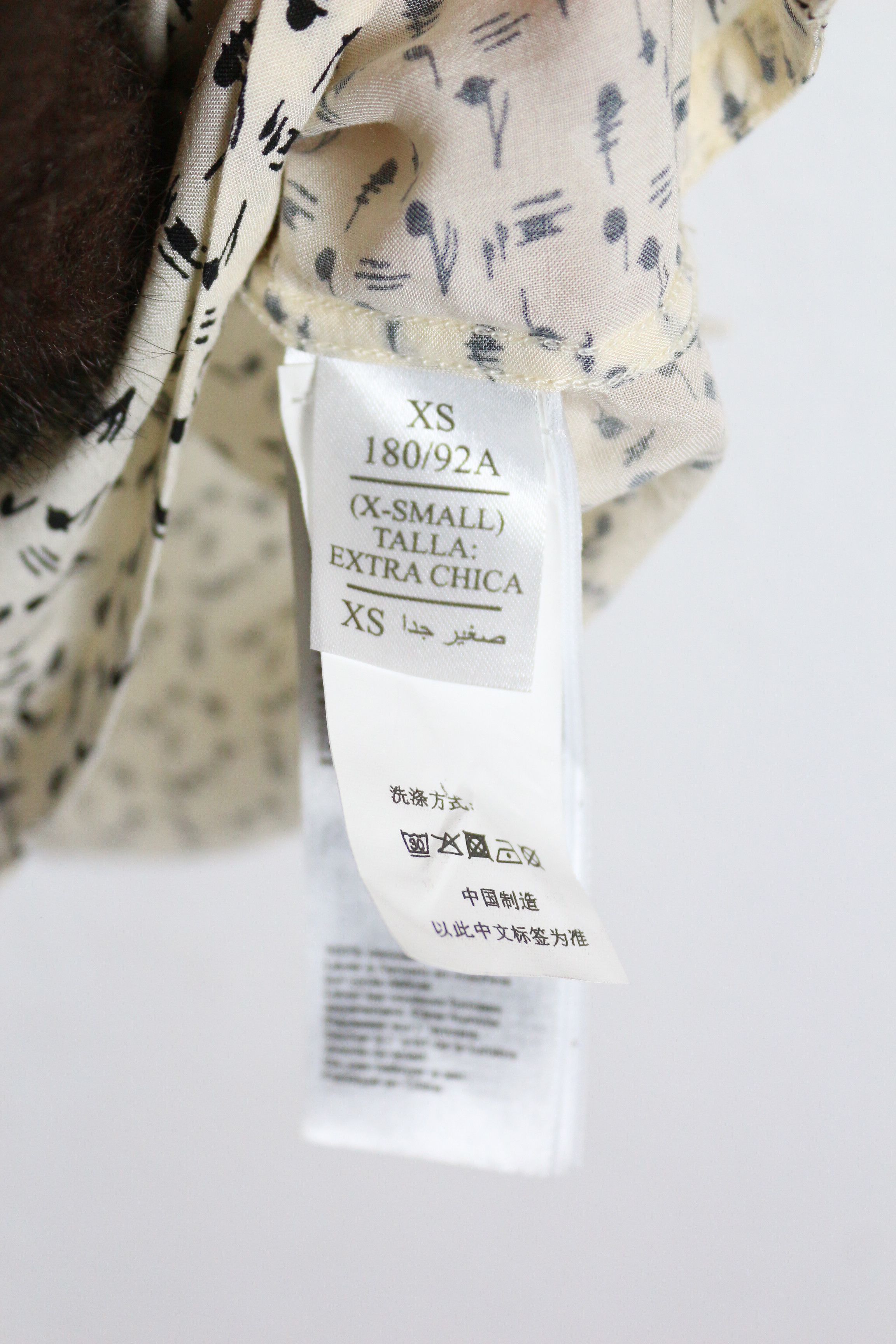 Allsaints Allsaints Notes Japanese Printed Viscose Open Collar Shirt Size US XS / EU 42 / 0 - 4 Thumbnail