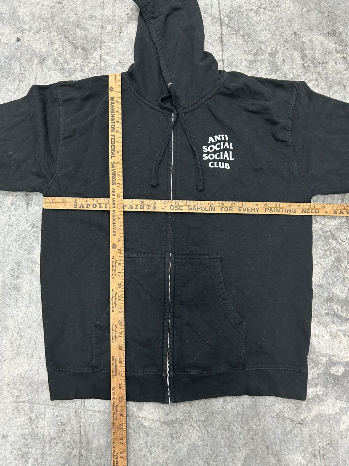 Anti Social Social Club Anti social social club hoodie zip up Size US XL / EU 56 / 4 - 5 Thumbnail