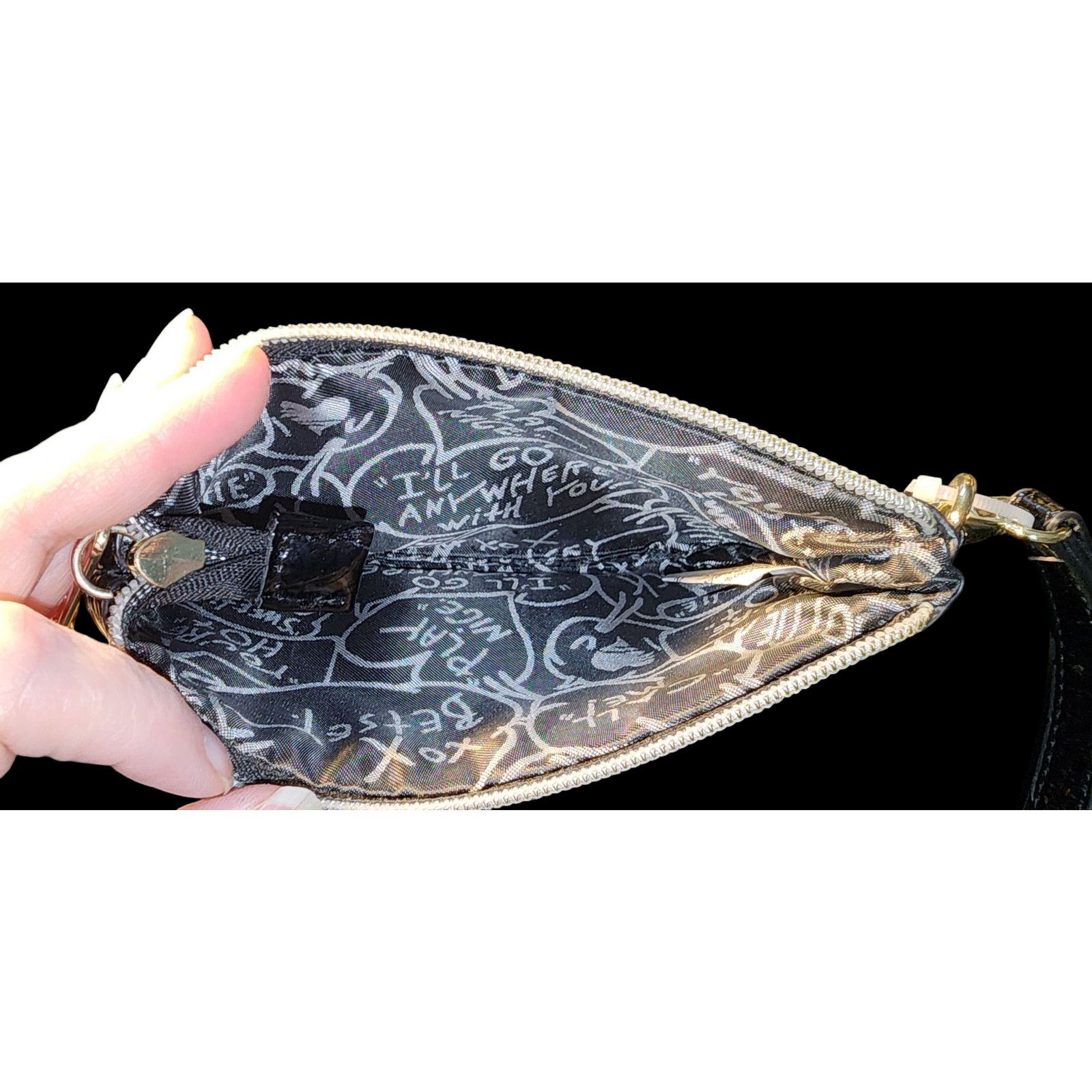 Betsey Johnson Betsey Johnson Betseyville Wristlet Sequin Cheetah Blossom Size ONE SIZE - 6 Thumbnail