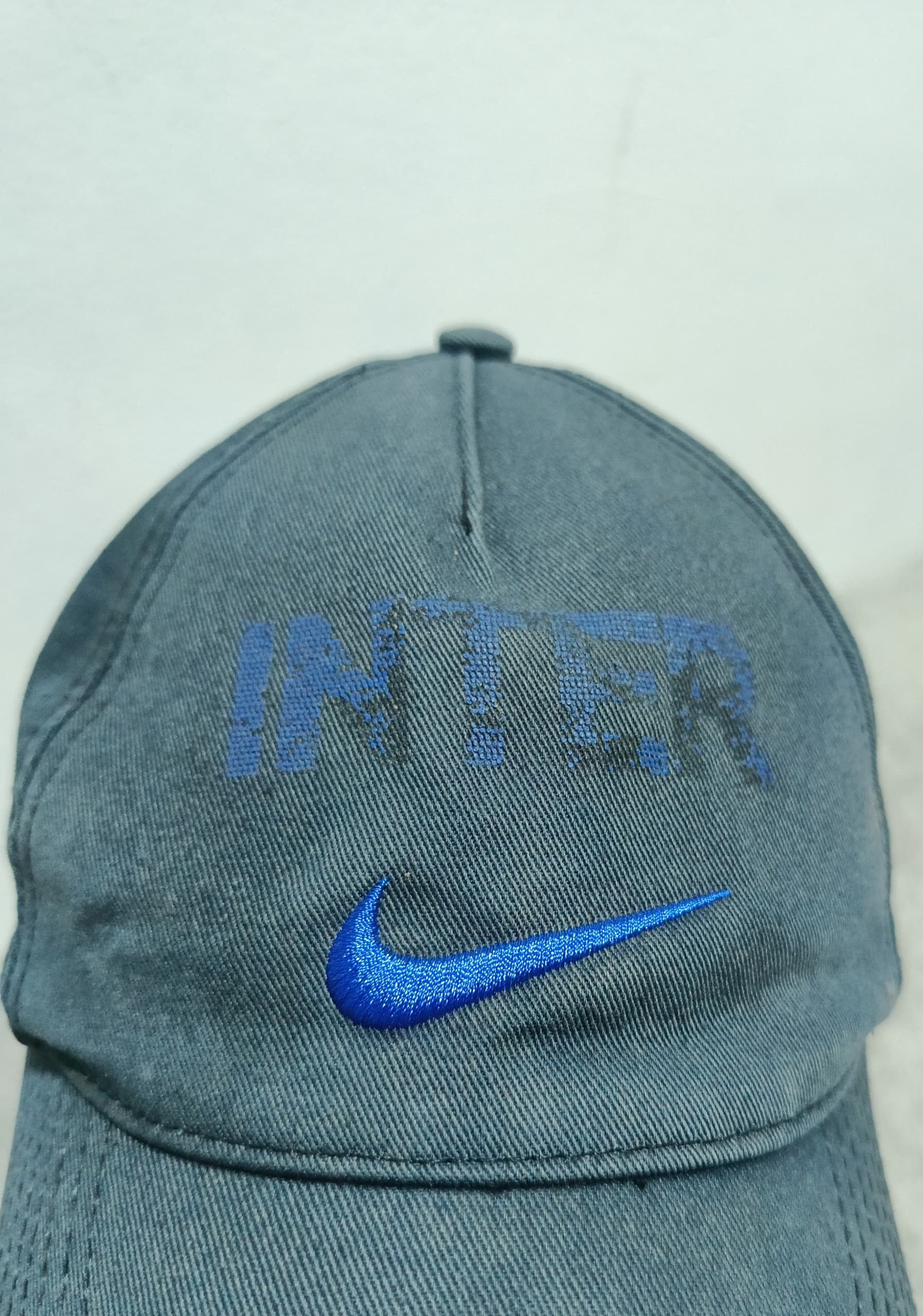 Nike 🔥VTG🔥00's NIKE INTER MILAN NAVY FADED Size ONE SIZE - 3 Thumbnail