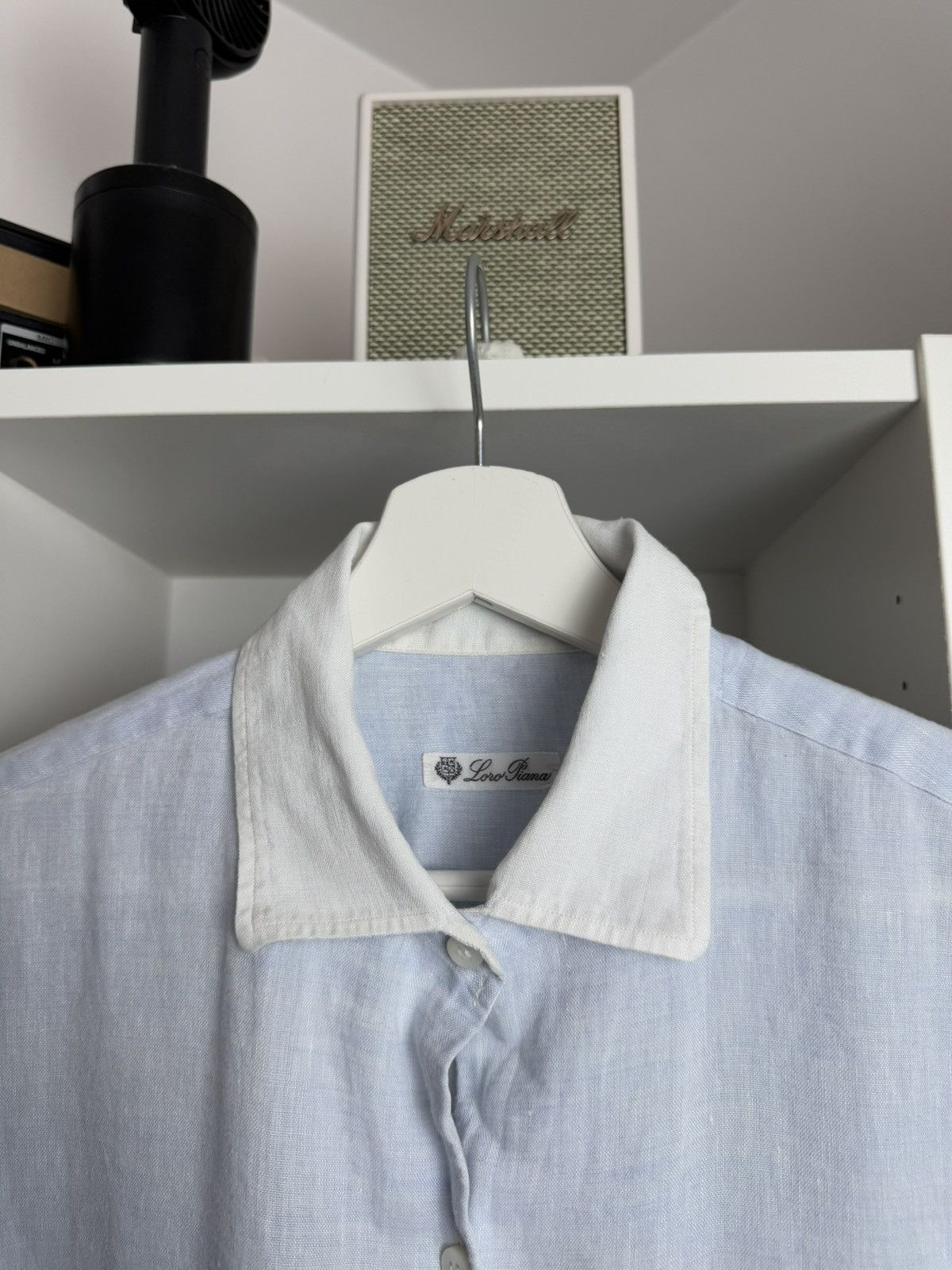 Designer × Loro Piana Loro Piana basic slim fit linen shirt XL designer old money Size US XL / EU 56 / 4 - 3 Thumbnail
