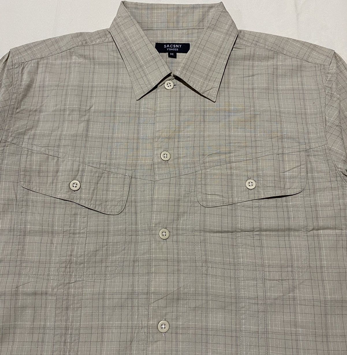 Yohji Yamamoto Sacsny Y’saccs By Y’s Yohji Yamamoto Shirt Button Ups Size US M / EU 48-50 / 2 - 3 Thumbnail