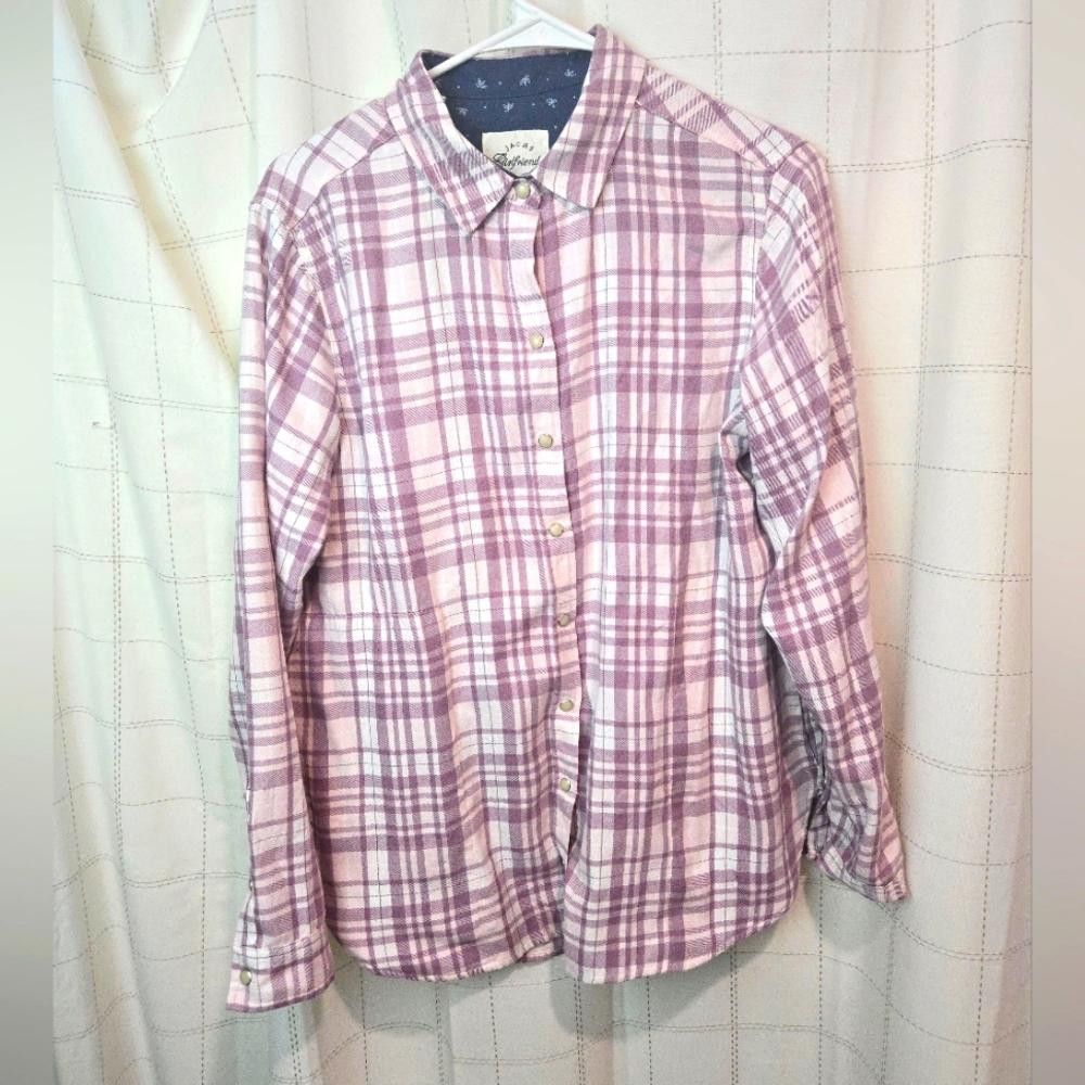 Designer Purple Ultra Soft Lightweight Button Down Size S / US 4 / IT 40 - 1 Thumbnail