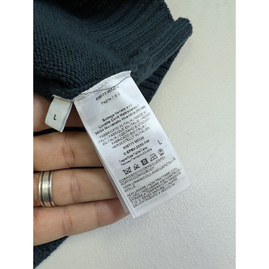 Bottega Veneta o1rshd1 Medium Weight Wool Cosy Knit Sweater in Camping Size US L / EU 52-54 / 3 - 13 Thumbnail
