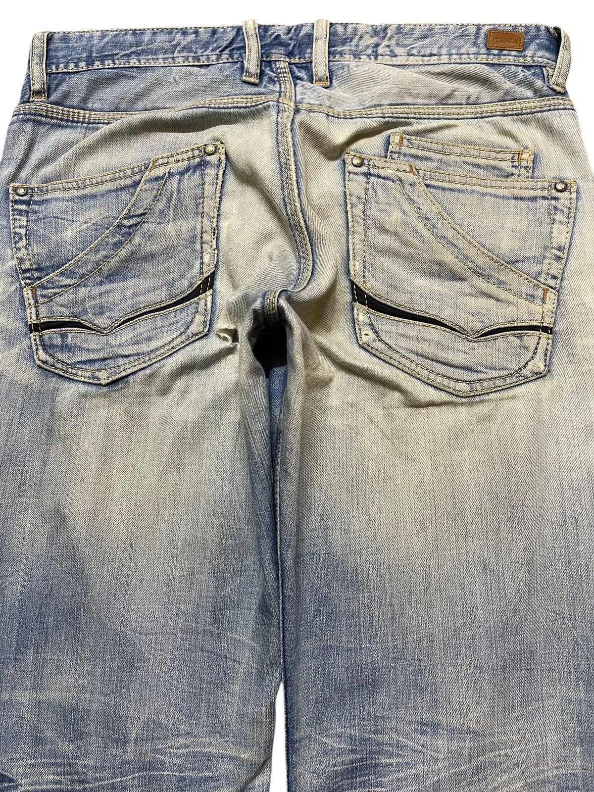 Nicole Club Vintage Nicole Club Mud Wash Faded Whisker Style Loose Jeans Size US 32 / EU 48 - 5 Thumbnail