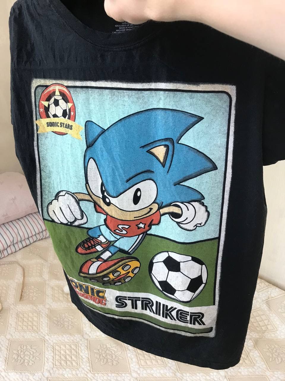 Microsoft 🔥 Sonic Hedgehog Vintage Sega Game T Shirt Movie Playstation Size US XL / EU 56 / 4 - 5 Thumbnail