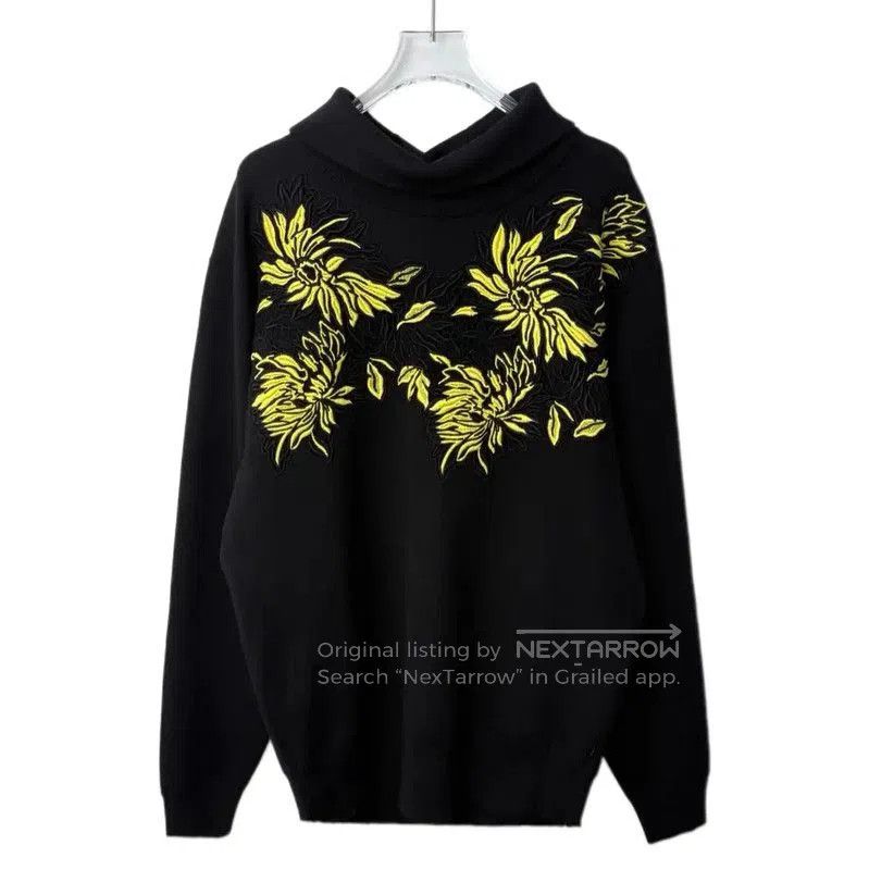 Louis Vuitton Louis Vuitton Black Cotton Blend Cardigan for Women . Size L / US 10 / IT 46 - 2 Thumbnail