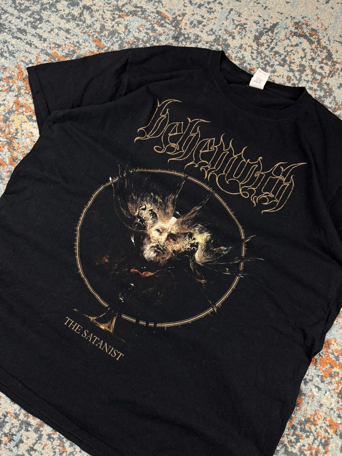 Band Tees Vintage Y2K Behemoth the satanist graphic metal band tee Size US XL / EU 56 / 4 - 3 Thumbnail