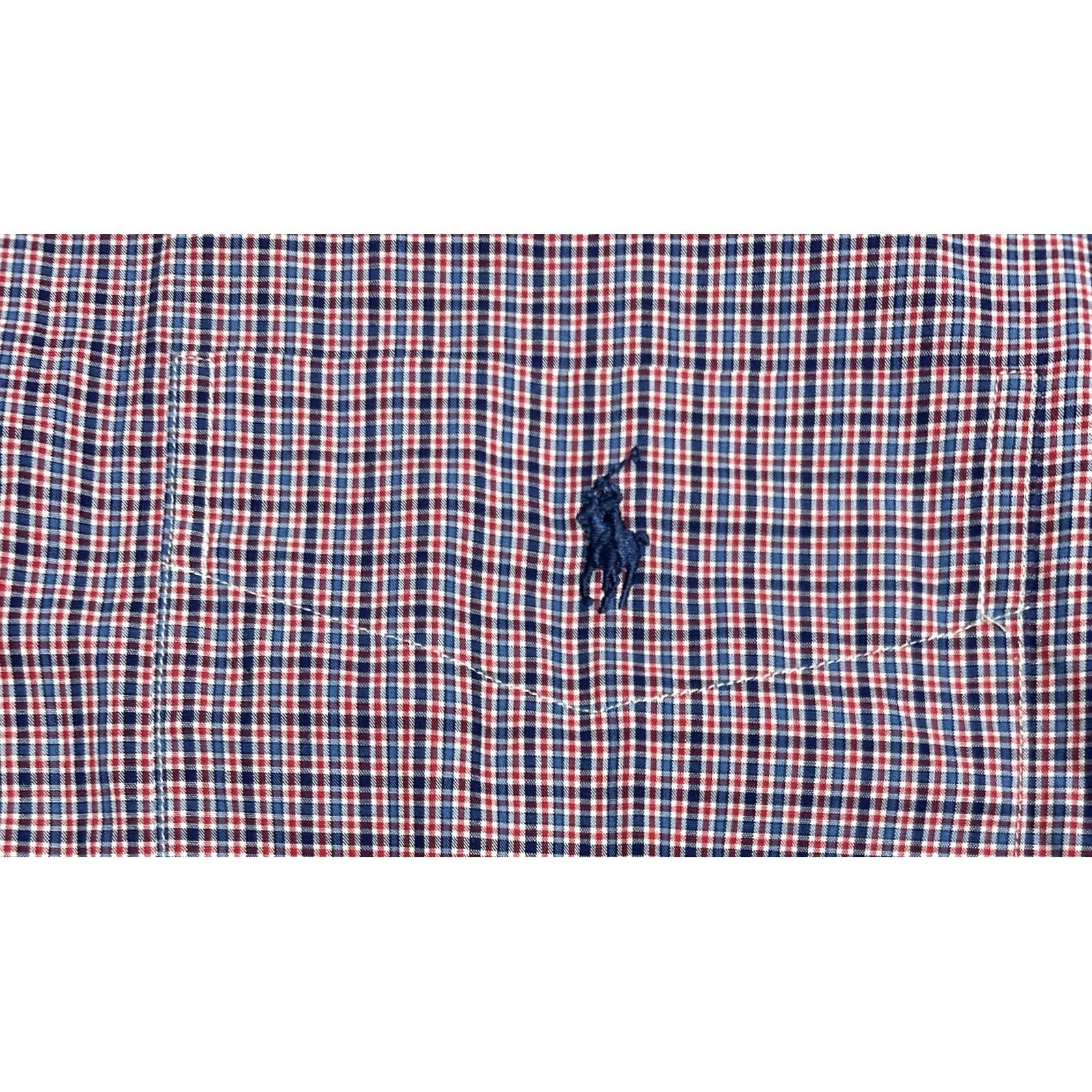 Ralph Lauren Ralph Lauren Blake Button-Down Shirt Men XL Blue & Red Plaid Long Sleeve Vintage Size US XL / EU 56 / 4 - 6 Thumbnail