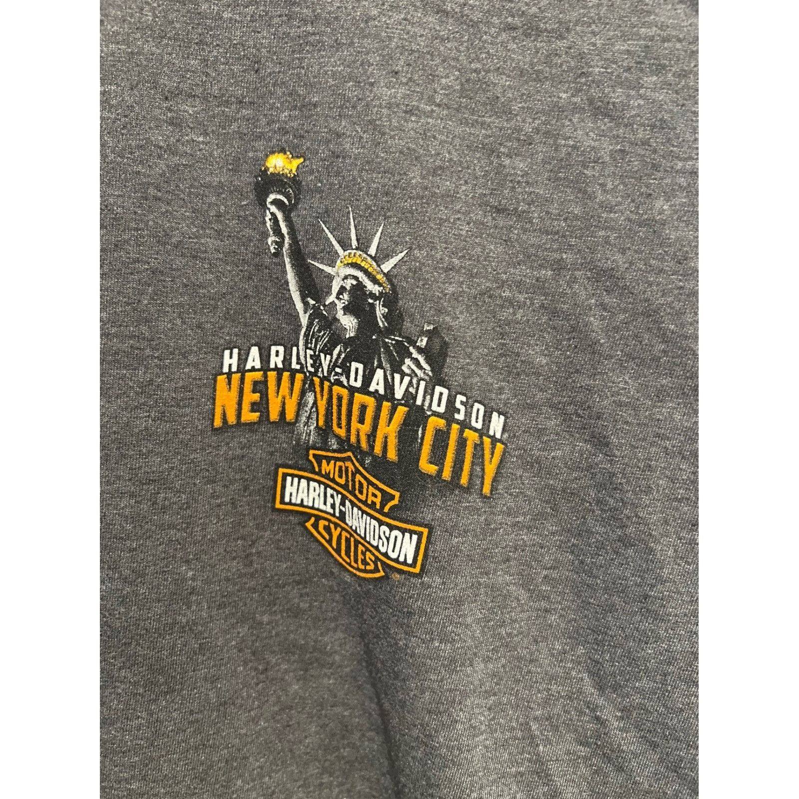 Harley Davidson Harley-Davidson New York City Statue of Liberty Graphic T-Sh Size US XL / EU 56 / 4 - 3 Thumbnail