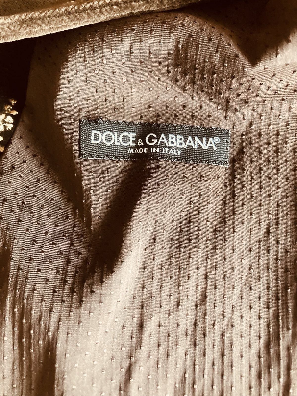 Dolce & Gabbana Dolce and Gabbana unisex brown velvet vest Size 50S - 3 Thumbnail