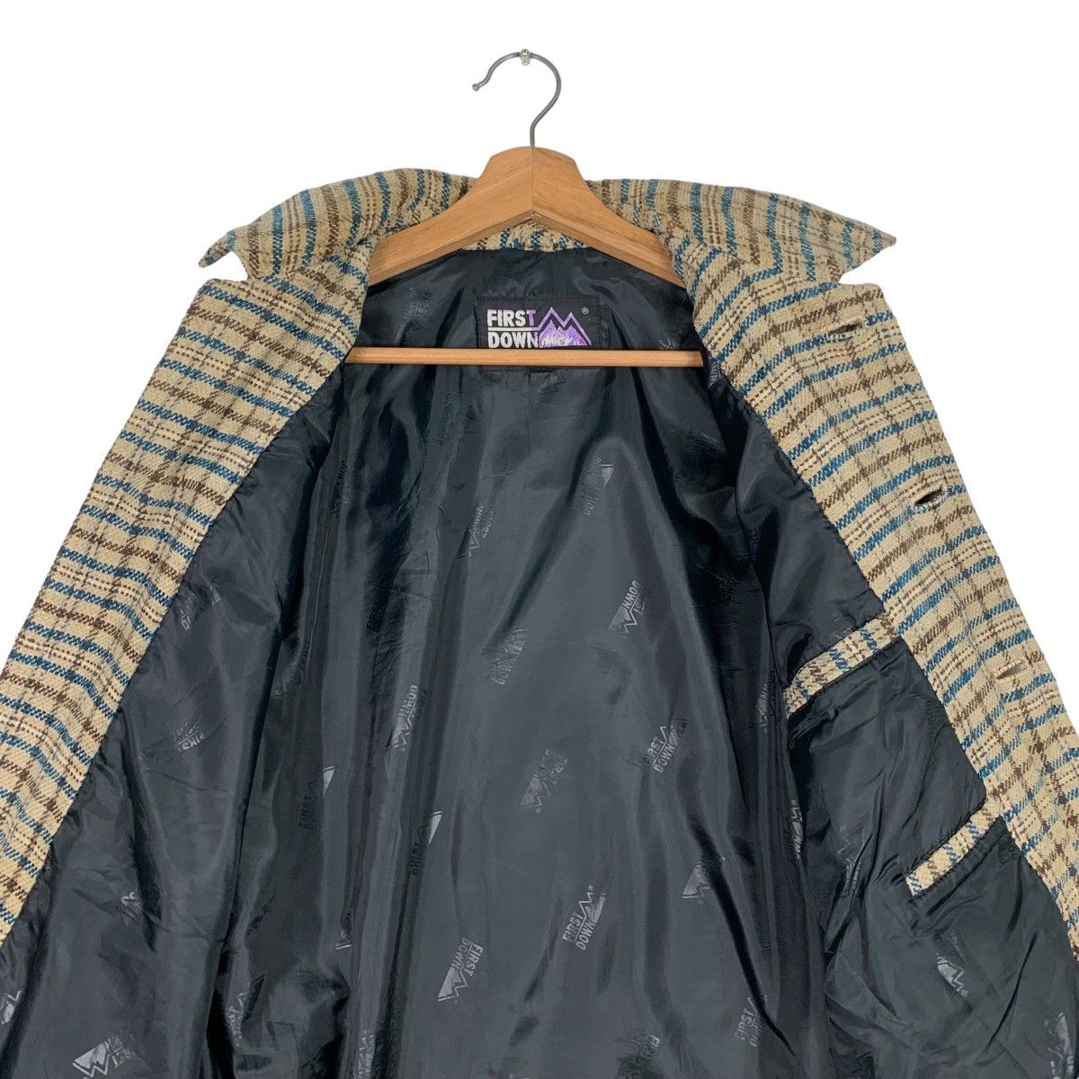 Japanese Brand FIRST DOWN Small Checked Casual Flannel Jacket #0905-C40 Size US M / EU 48-50 / 2 - 10 Thumbnail