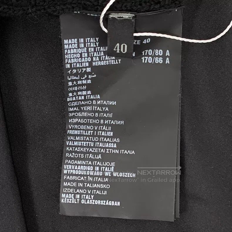 Prada Prada Black wool round-neck short-sleeved knitted stitchin Size XS / US 0-2 / IT 36-38 - 6 Thumbnail