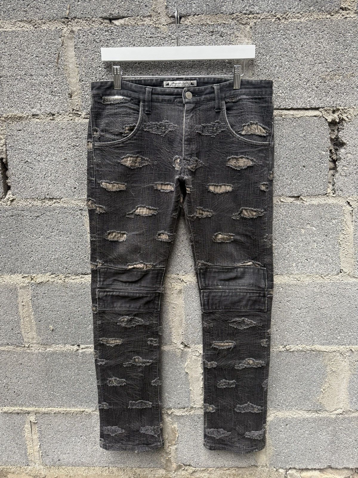 Sasquatchfabrix Sasquatchfabrix Boro Repair Stitch Denim Size US 30 / EU 46 - 1 Thumbnail