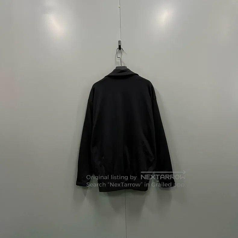 Balenciaga Balenciaga Black Collar Zip-up Jacket Size US M / EU 48-50 / 2 - 2 Thumbnail