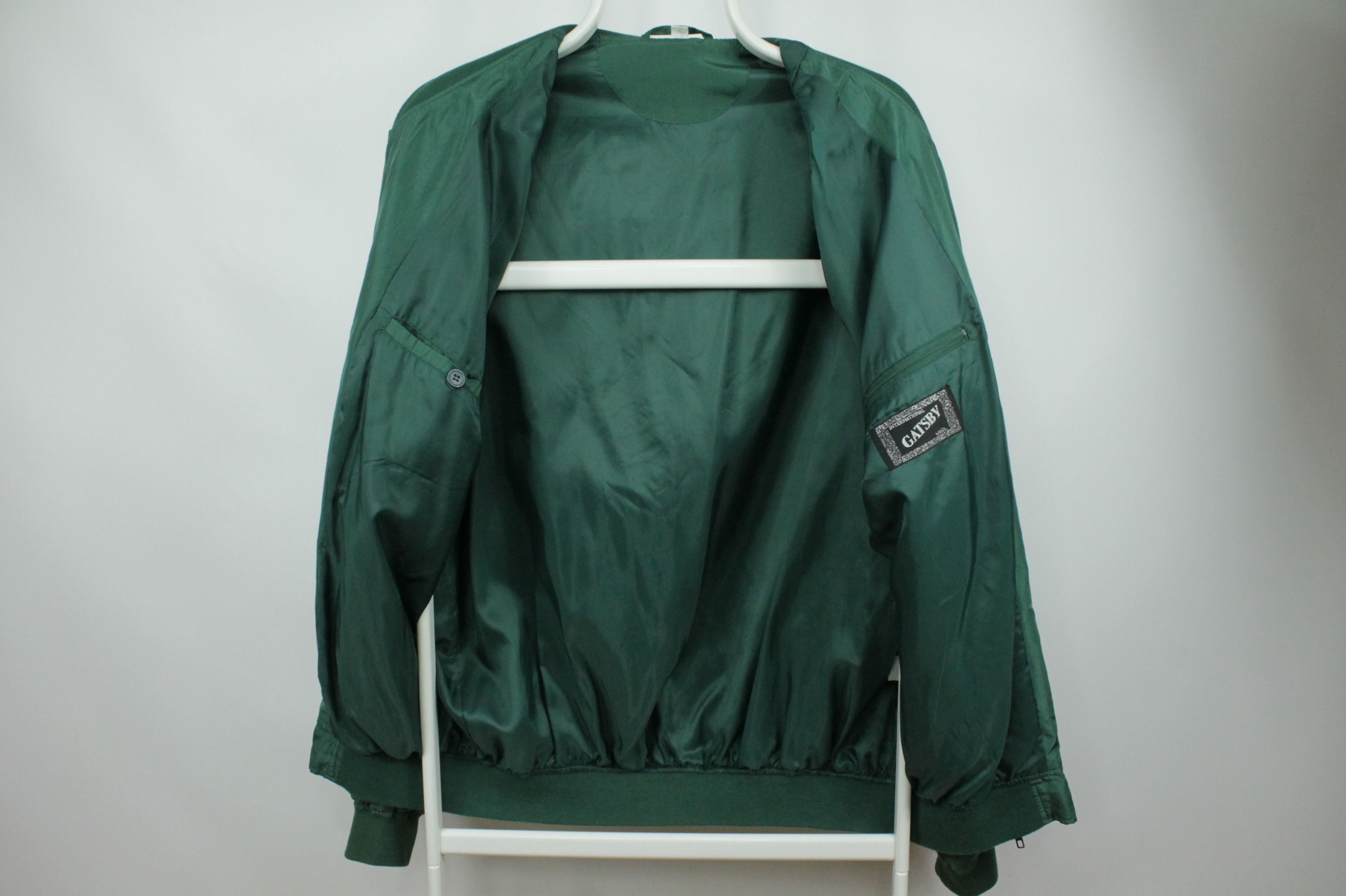 Vintage Vintage International Gatsby Silk Bomber Jacket Size US S / EU 44-46 / 1 - 8 Thumbnail