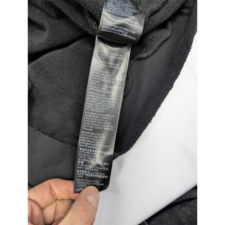 Balenciaga o1rshd1 Q:2 / BB Motel Crystal Crown Large Fit Hoodie Black Size US L / EU 52-54 / 3 - 20 Thumbnail