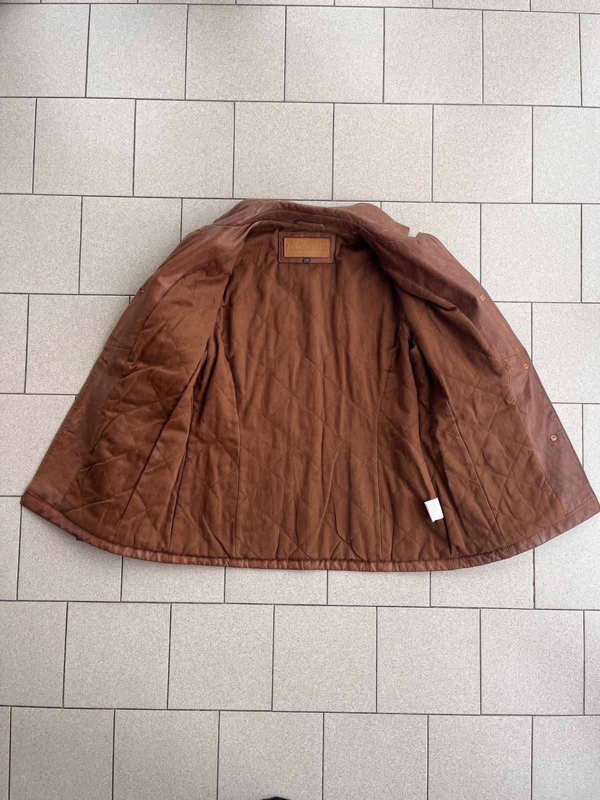 Timberland × Vintage Vintage Timberland leather jacket Size US M / EU 48-50 / 2 - 3 Thumbnail