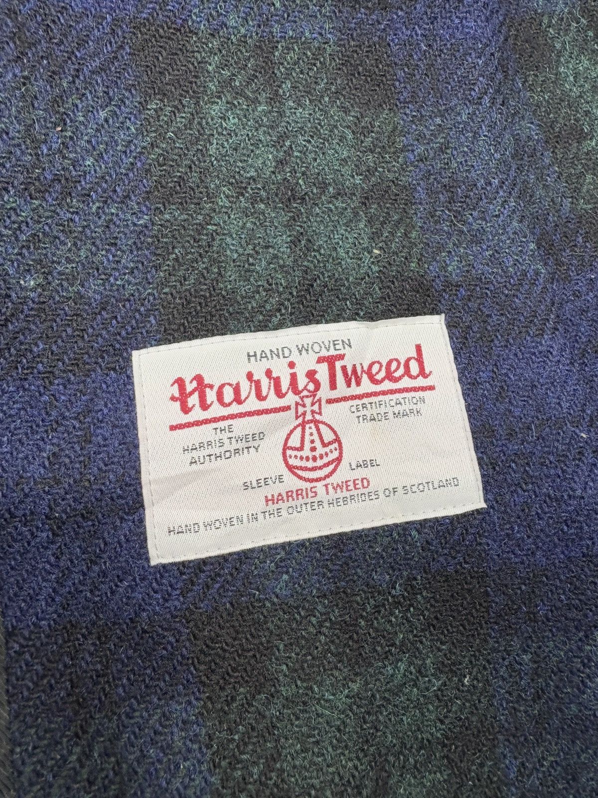 Designer × Harris Tweed × Vintage Vintage Harris Tweed Coat Jacket Checked Plaid Tartan Size US S / EU 44-46 / 1 - 4 Thumbnail