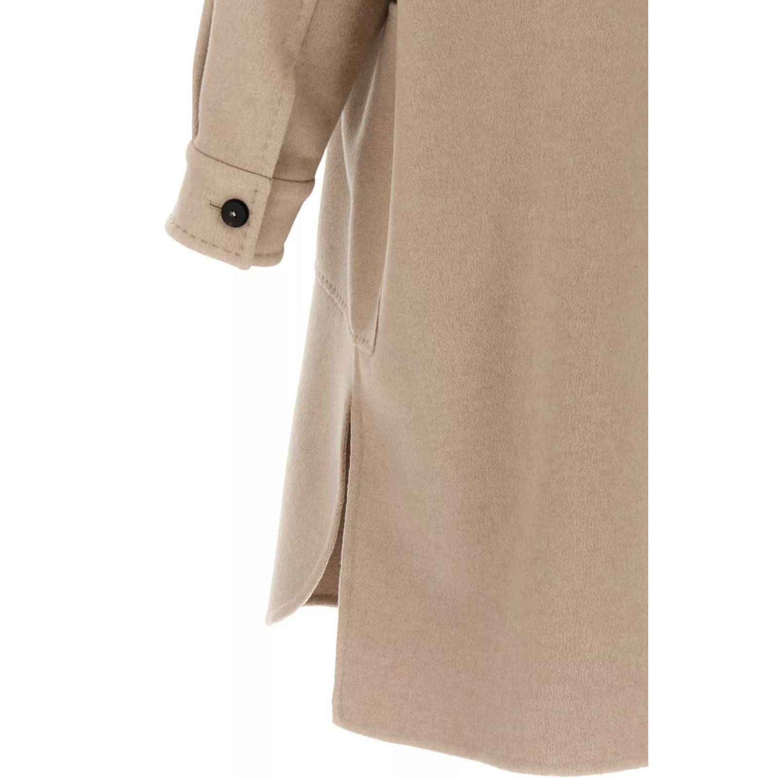 MAX MARA Baruffa Beige Cashmere Long Coat New & Authentic (W