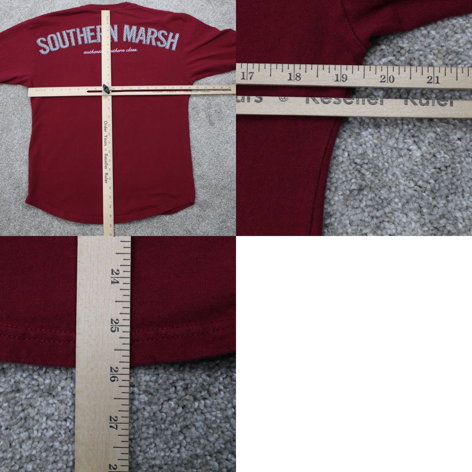 Doublet Southern Marsh Shirt Mens XS Red Cotton Double Sided Long Sleeve Pocket Pullover Hoodie? Size US XS / EU 42 / 0 - 8 Thumbnail