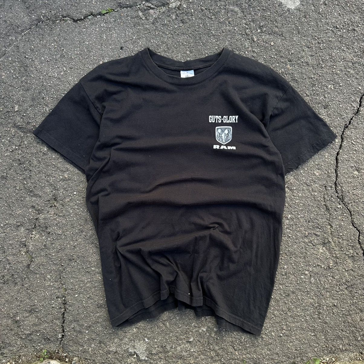 Harley Davidson × Vintage Vintage T-shirts Guts-Glory Ram Just Overprint 90s Y2K Size US M / EU 48-50 / 2 - 2 Thumbnail