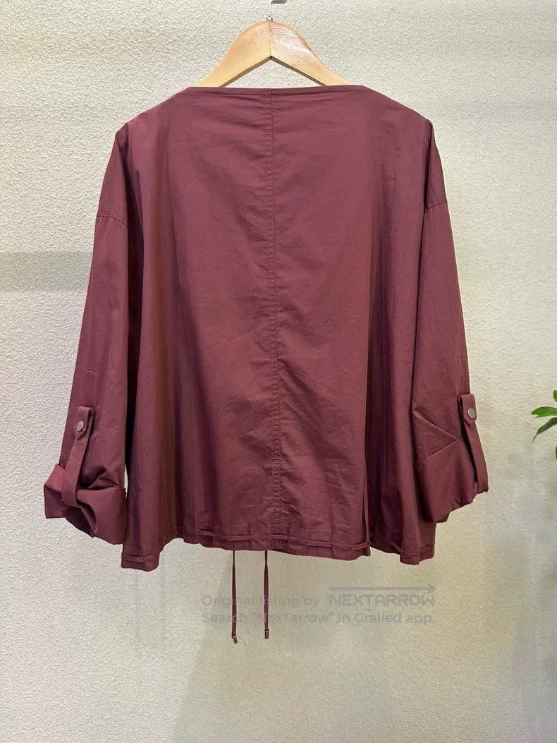Hermes Hermes Burgundy coverall short work jacket Size XS / US 0-2 / IT 36-38 - 2 Thumbnail