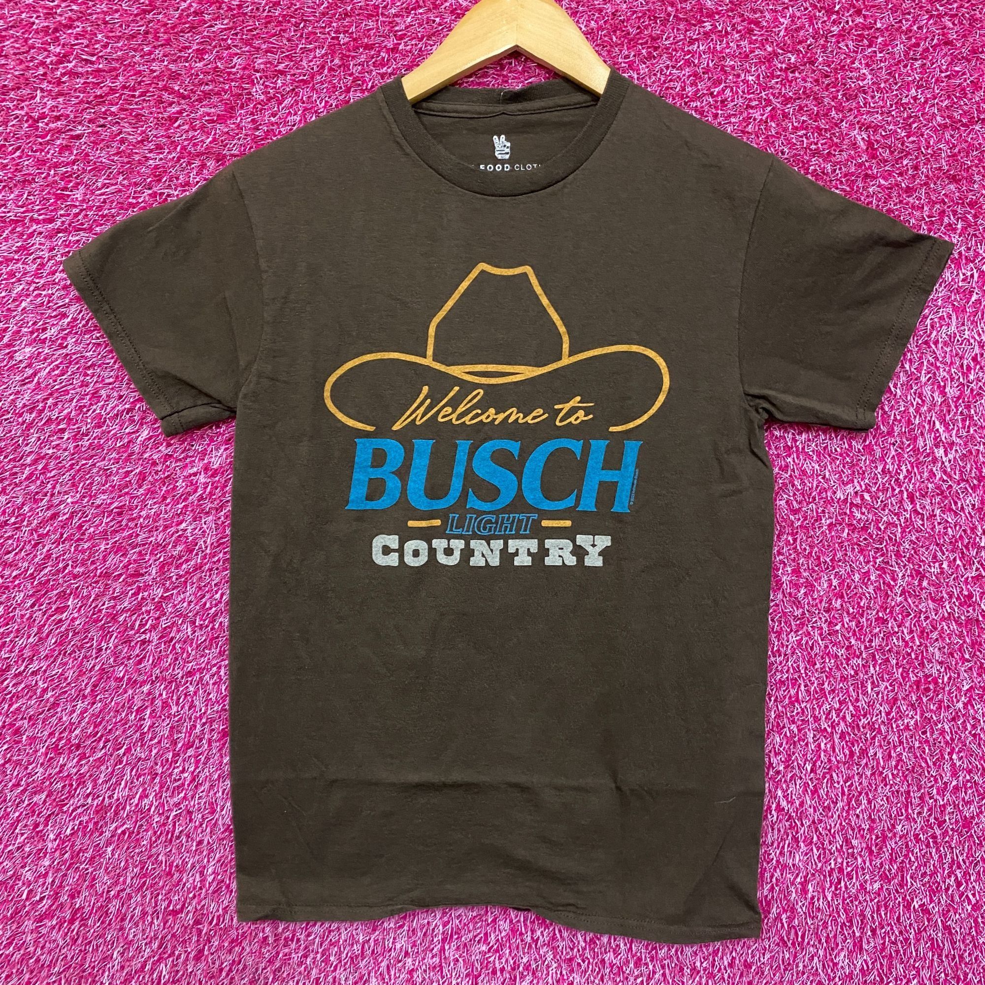 Other Welcome To Busch Light Country Vintage Style Brown T-Shirt E Size US XS / EU 42 / 0 - 1 Thumbnail
