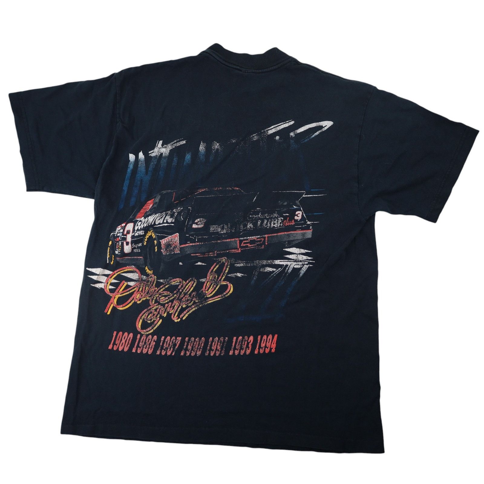 NASCAR × Vintage VTG 90s Dale Earnhardt Winston Cup Champion Graphic T Shirt Size US L / EU 52-54 / 3 - 8 Thumbnail