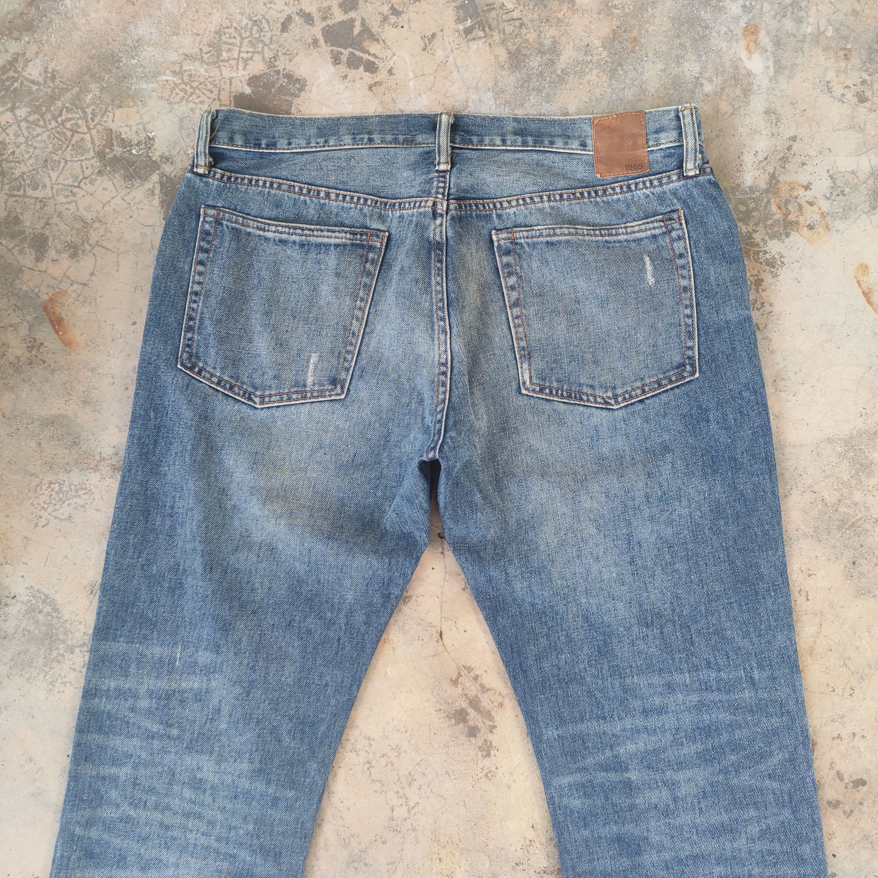 Gap W35 VINTAGE GAP FADED DISTRESSED JEAN DENIM PANTS Size US 35 - 9 Thumbnail