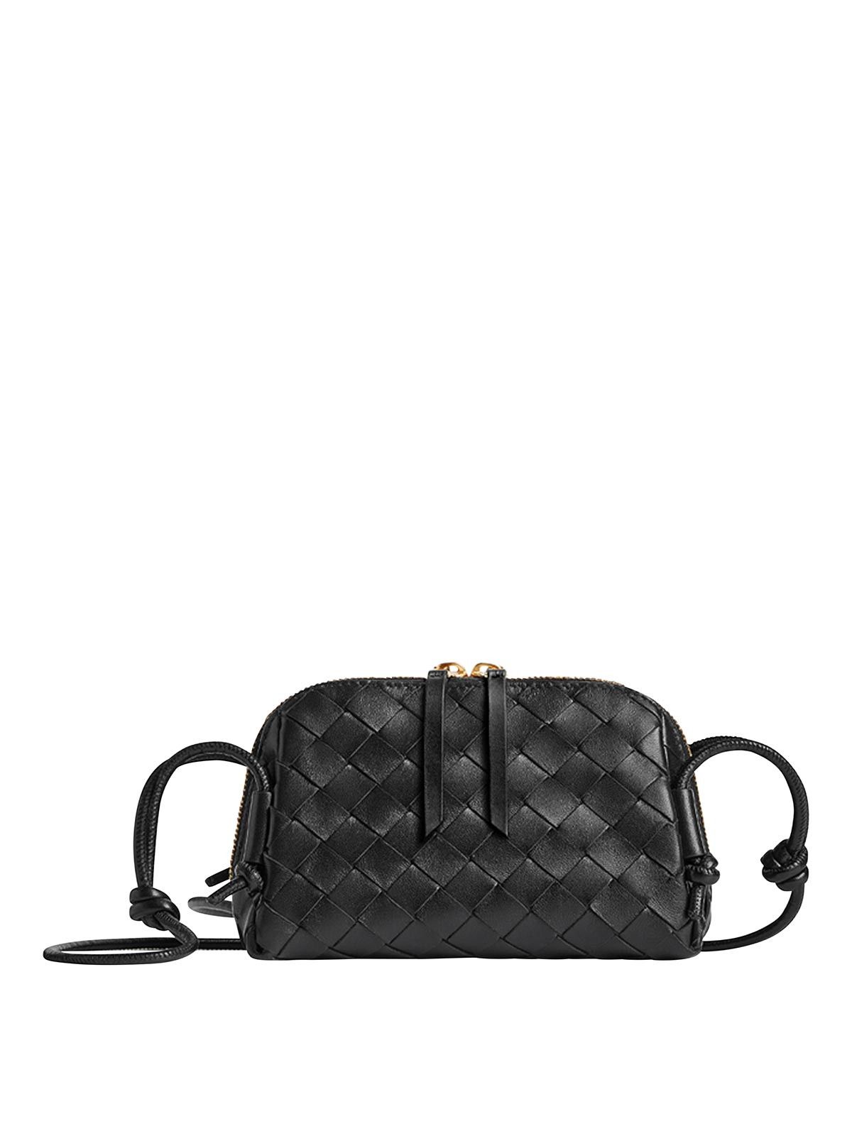 Bottega Veneta o1lf3ng10525 Size: OS / Concert Pouch in Black Size ONE SIZE - 1 Thumbnail