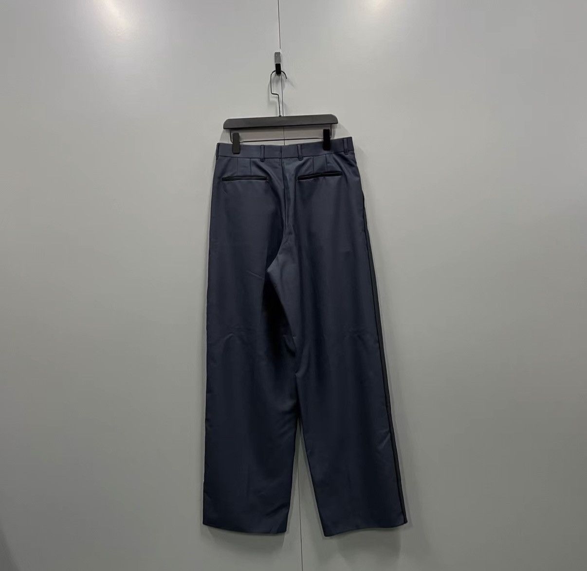 Dior Dior Navy Wide-leg Pants J41 Size US 32 / EU 48 - 2 Thumbnail