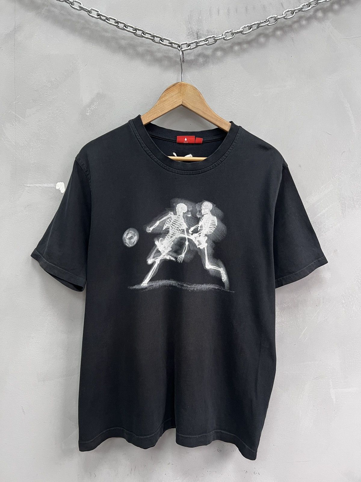 Puma Puma Black T-shirt Skeleton print mihara style japanese y2k Size US XL / EU 56 / 4 - 1 Thumbnail