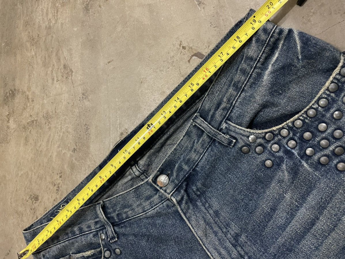 Designer × Karl Kani Karl Kani Baggy Studded Jeans Distressed Denim Size US 38 / EU 54 - 17 Thumbnail