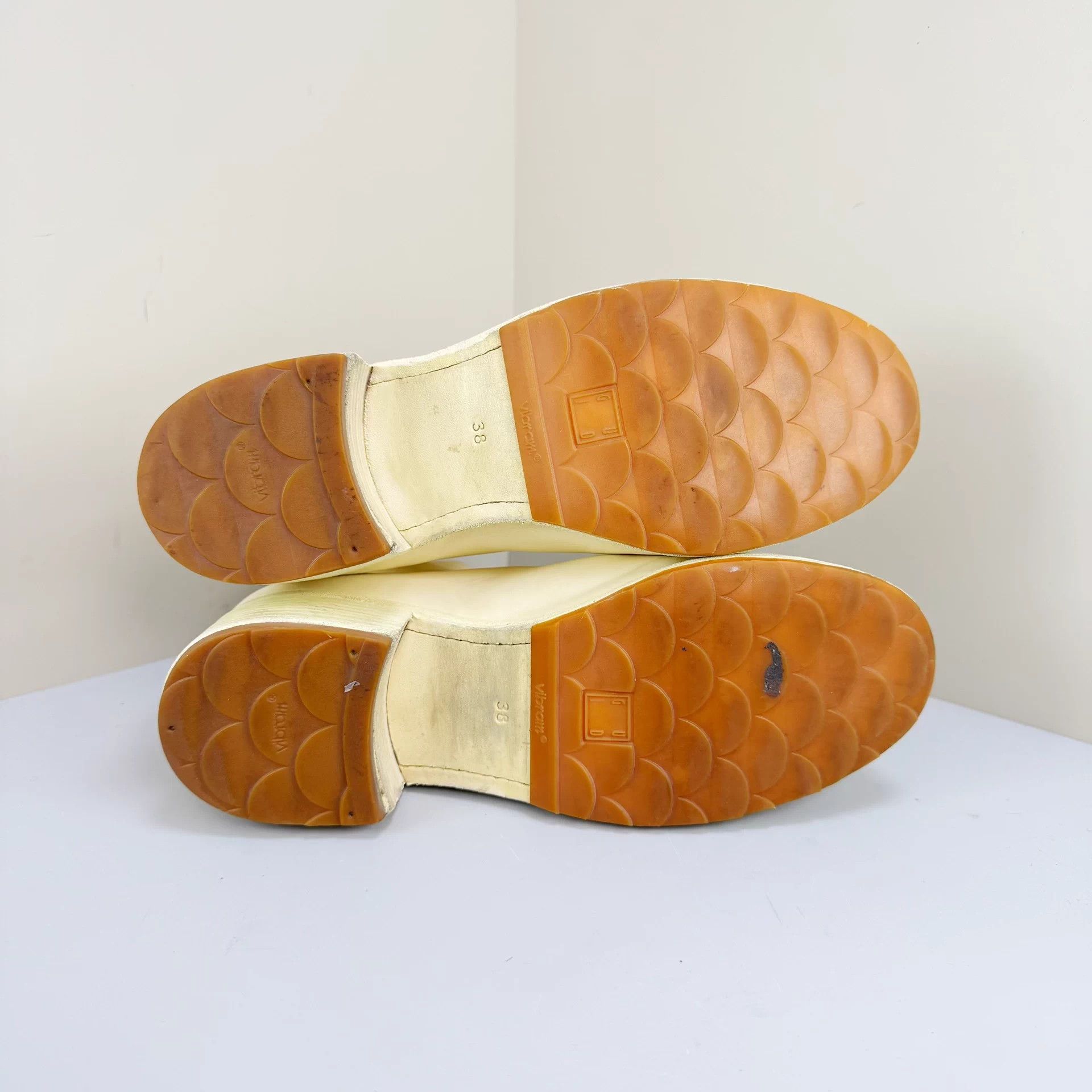 Guidi PL1 Off-White Horse Leather Boots 38 EU 98 New