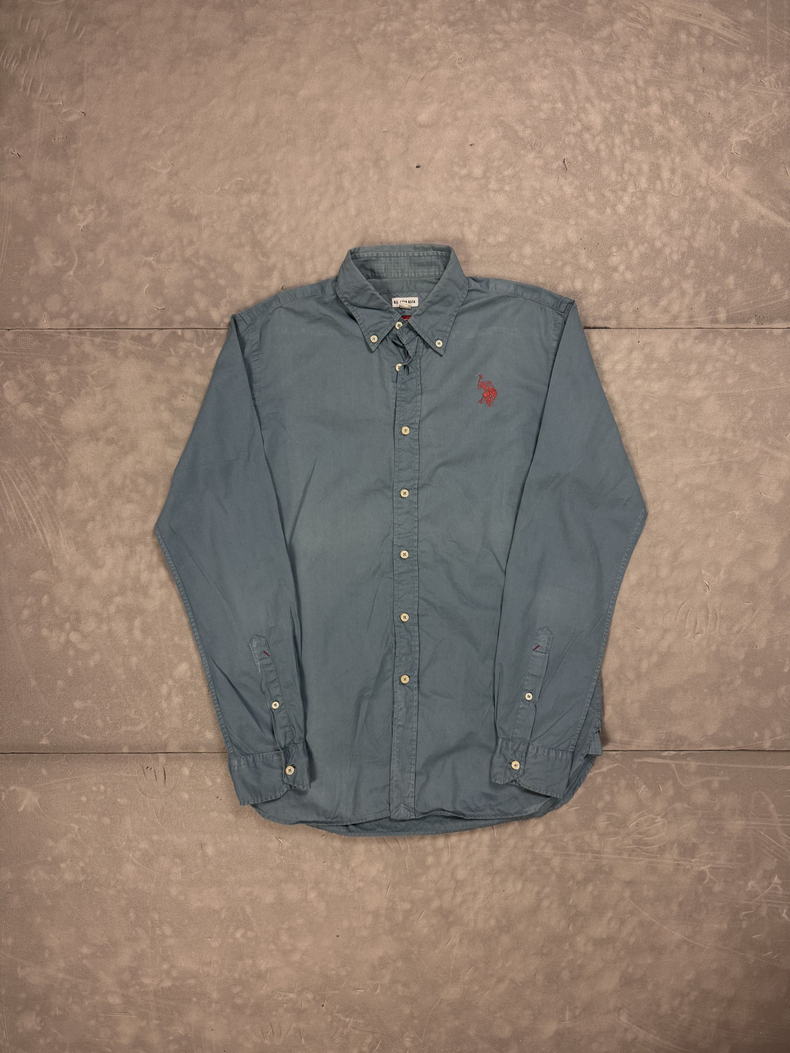 U.S. Polo Assn. × Vintage U.S. Polo Assn blue formal shirt elegant retro 90s y2k Size US M / EU 48-50 / 2 - 1 Thumbnail