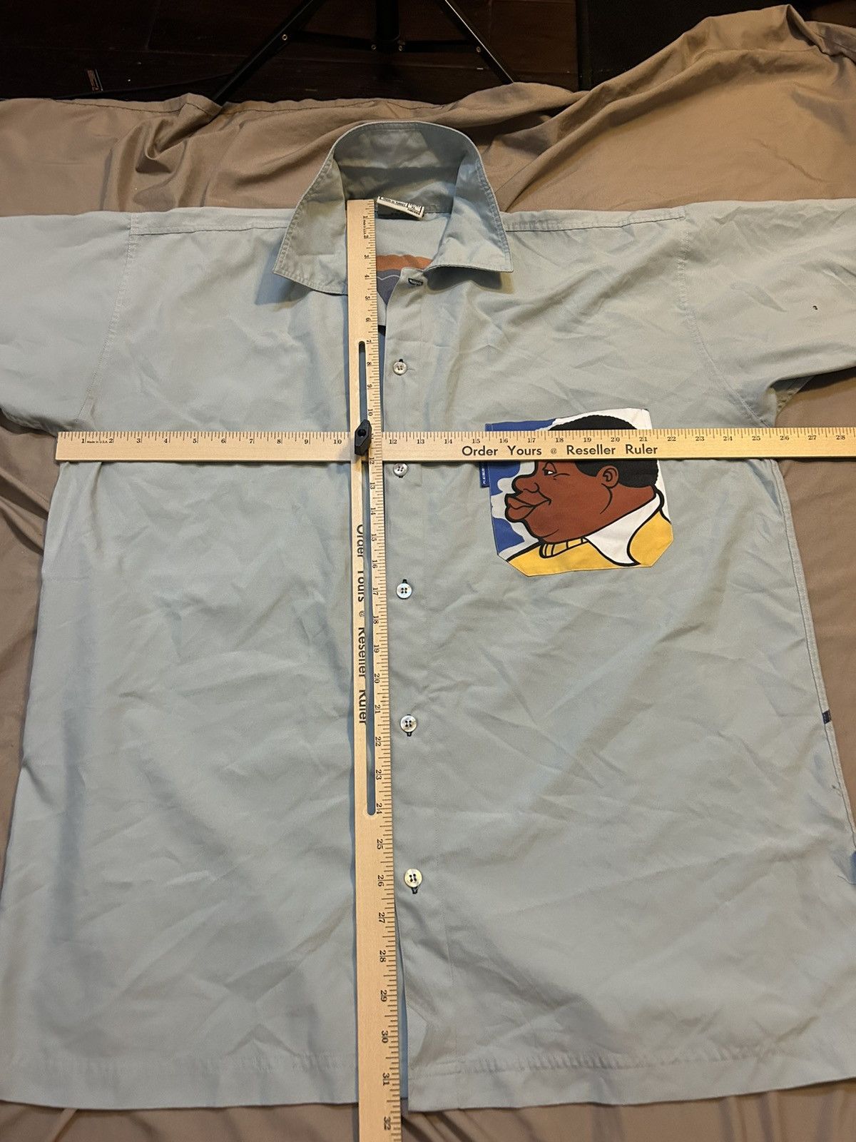 Fubu VTG Y2K Platinum FUBU Fat Albert Button Up Big Shirt Mens XL Size US XL / EU 56 / 4 - 12 Thumbnail