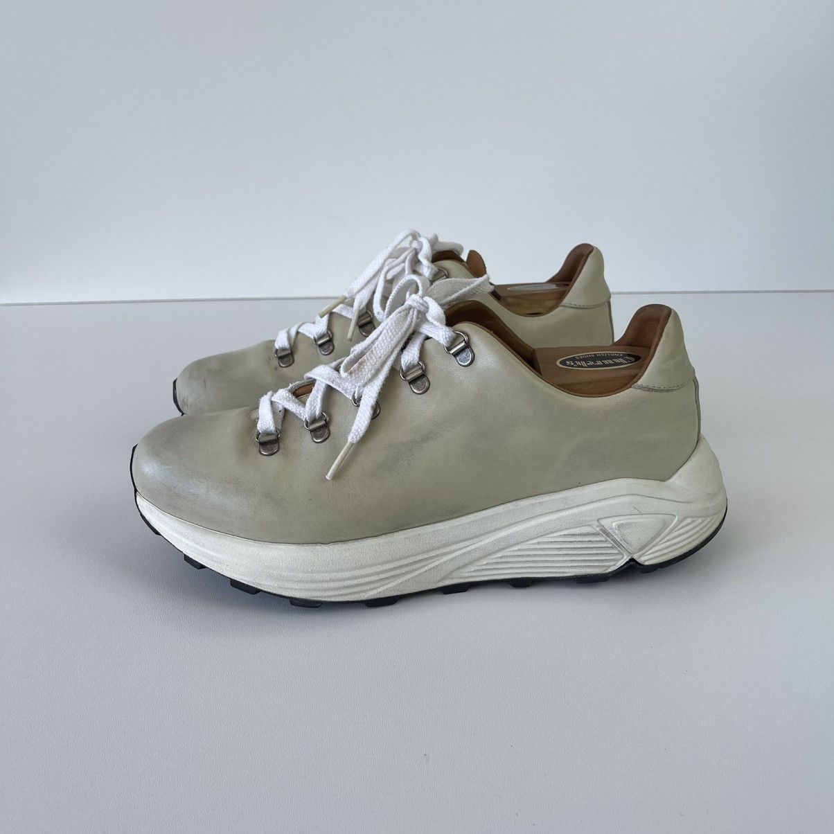 Other Luis Trenker Laether Vibram Platform Sneakers Grey/White Size US 9 / EU 42 - 2 Thumbnail