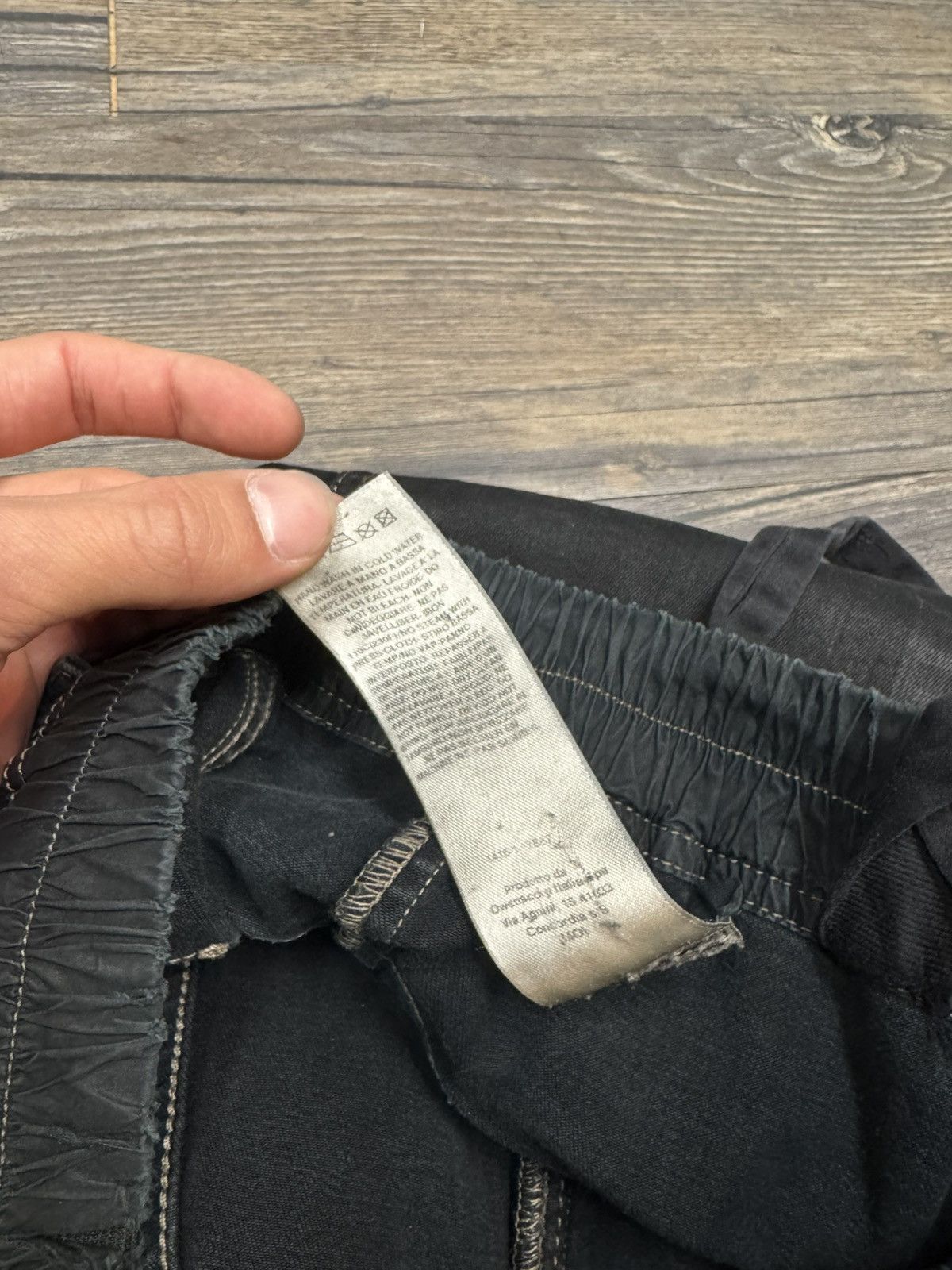 Rick Owens Drkshdw Rick Owens Waxed DRKSHDW Creatch Pants Size US 32 / EU 48 - 5 Thumbnail