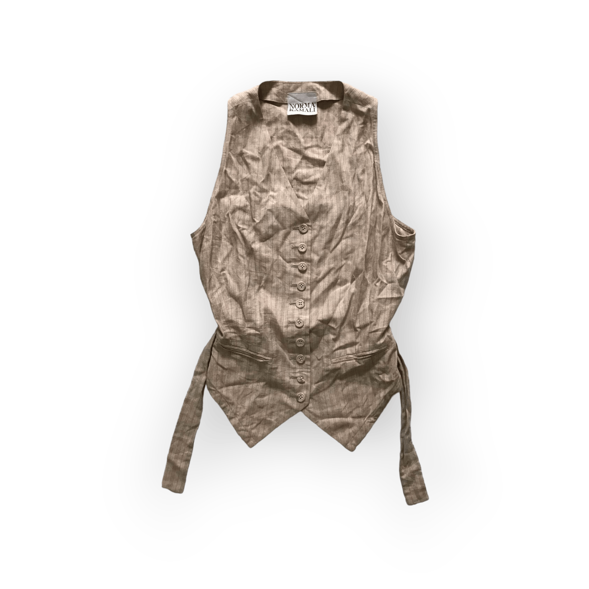 Designer × Norma Kamali Norma Kamali Vest Size M / US 6-8 / IT 42-44 - 1 Thumbnail