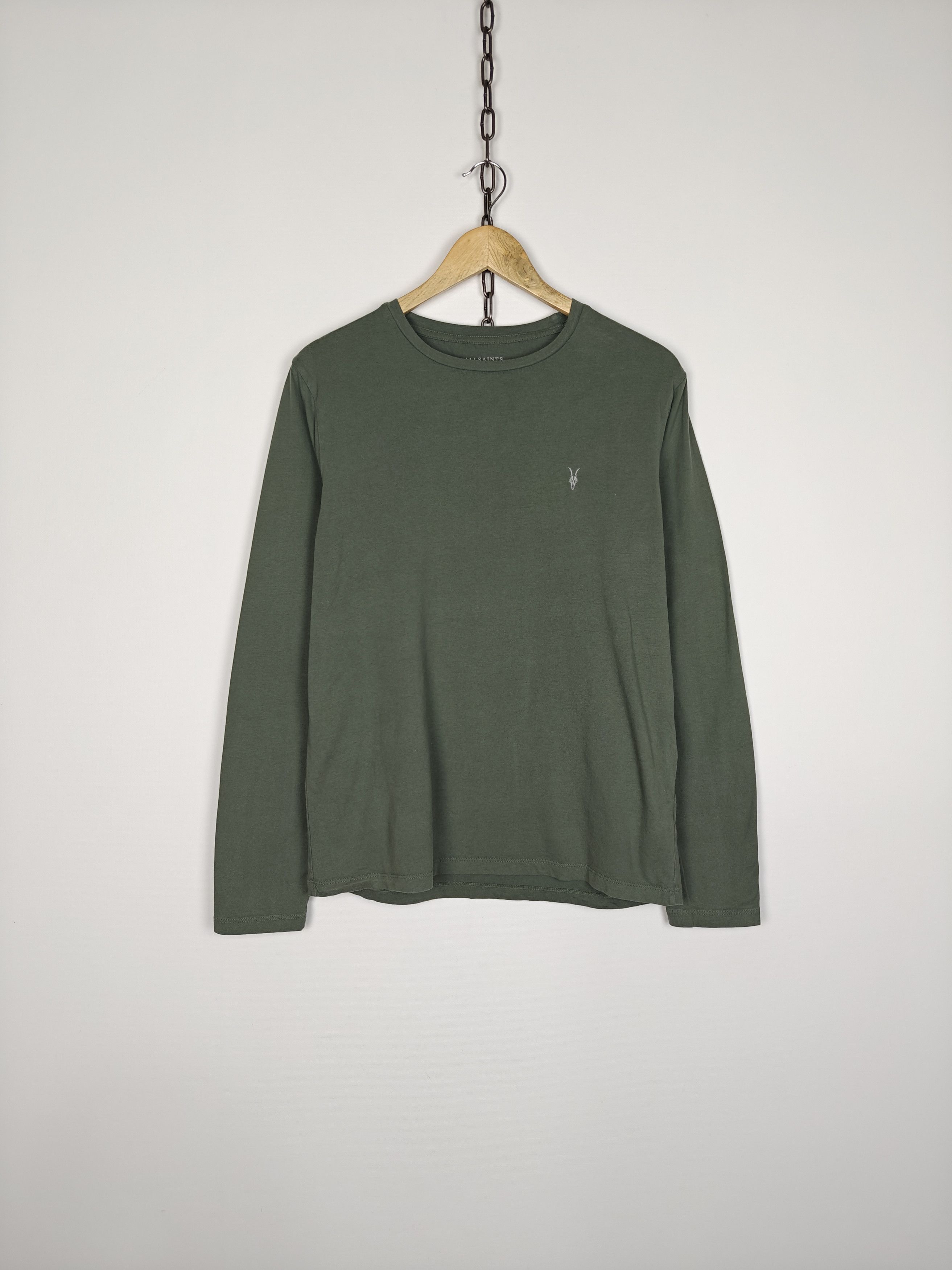 Allsaints Allsaints Longsleeve Race LS Crew Pullover Green size M Size US M / EU 48-50 / 2 - 1 Thumbnail