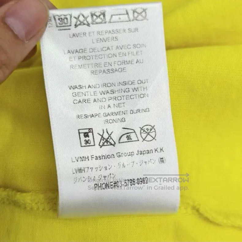 Givenchy Givenchy Sleeve Logo Yellow T-Shirt Size US XS / EU 42 / 0 - 5 Thumbnail