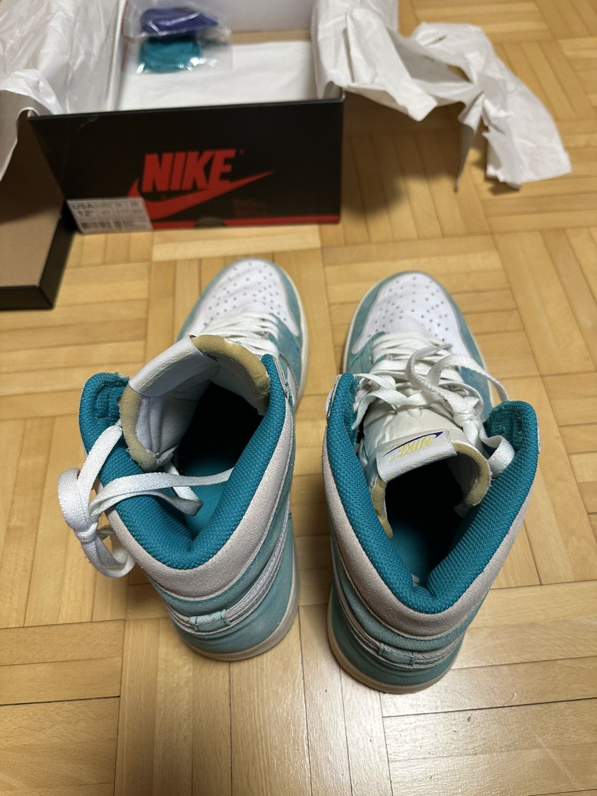 Nike Air jordan 1 Turbo Green Size US 12.5 / EU 45-46 - 11 Thumbnail