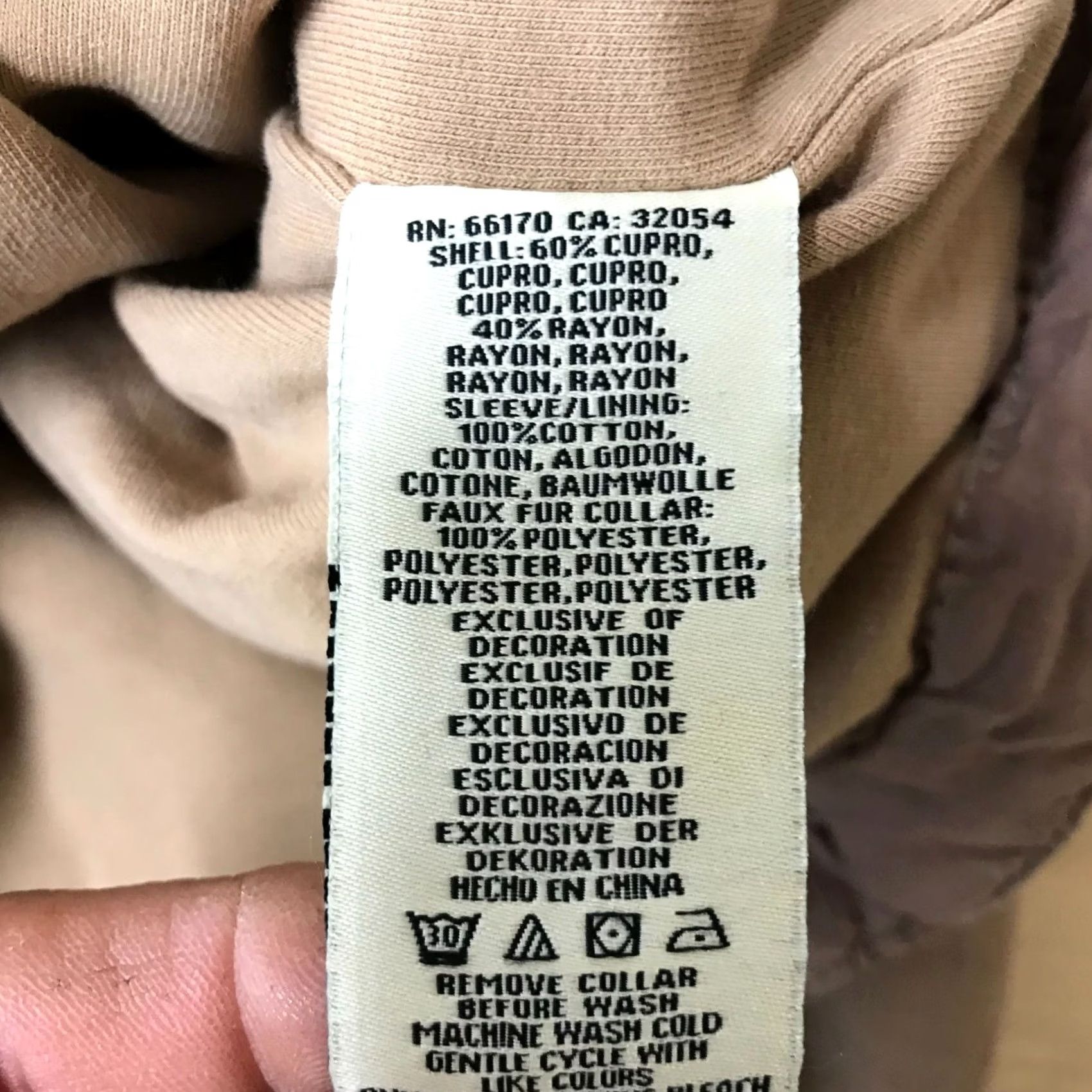 Vintage MARRAKECH Womens XS MAUVE QUILTED ASYMMETRICAL JACKET COAT, Zip, Regular, Basic Jacket, Outer Shell Material SEE TAG, Mauve, Hus? Size XS / US 0-2 / IT 36-38 - 6 Thumbnail