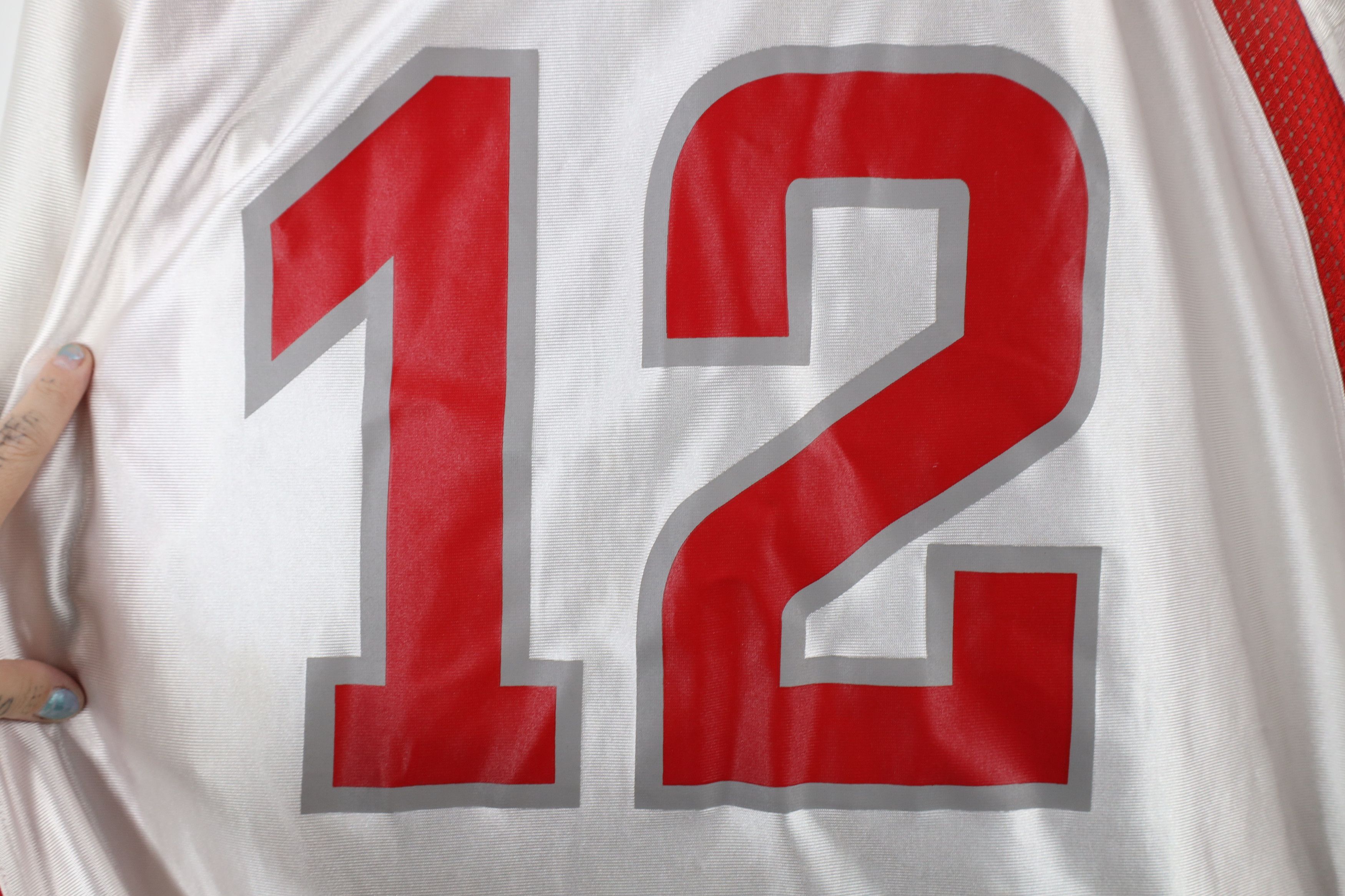 Vintage Vintage Ohio State University Football Jersey White #12 Size US XL / EU 56 / 4 - 9 Thumbnail