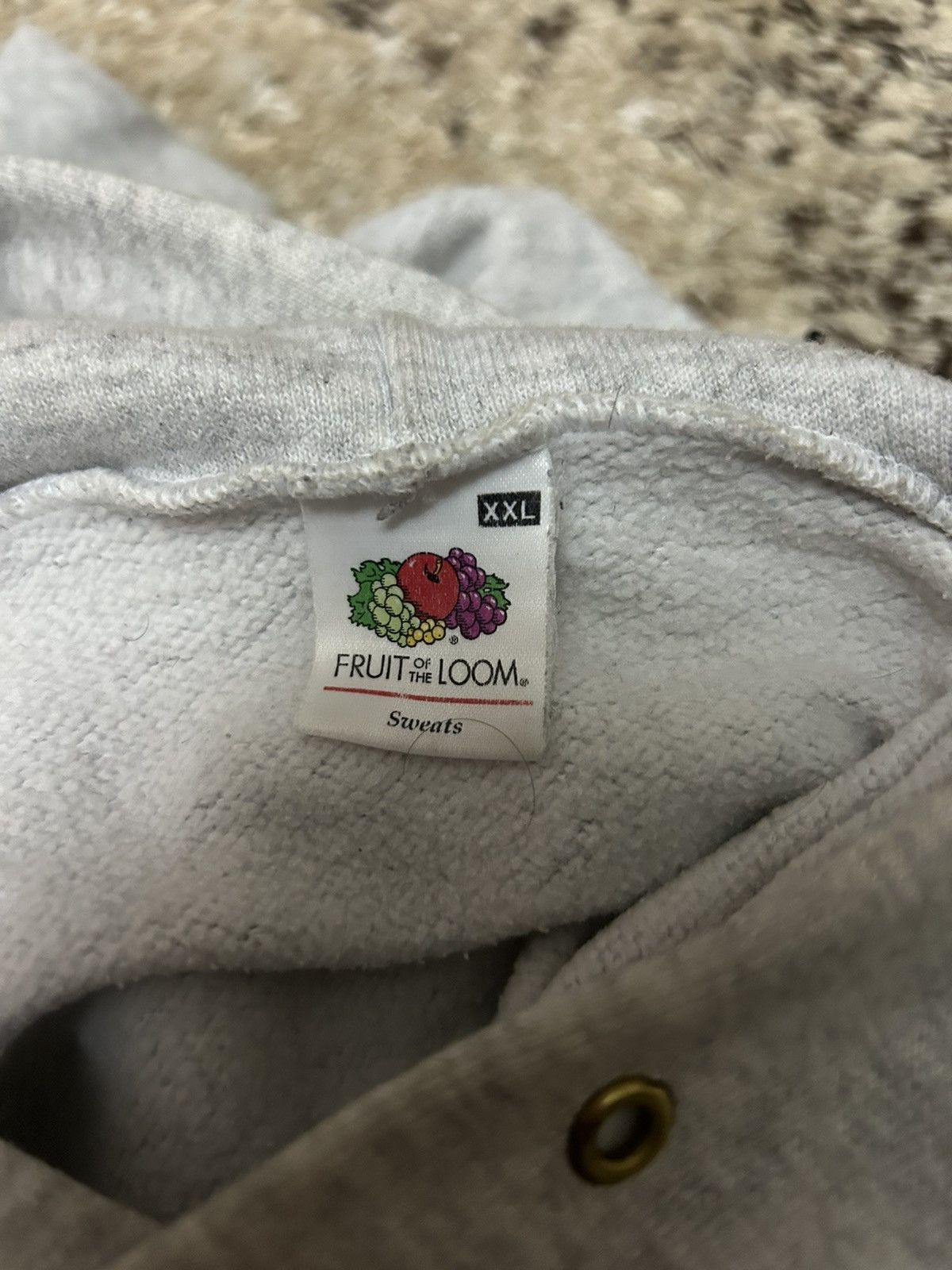 Vintage Costum made NY logo hoodie Size US XXL / EU 58 / 5 - 5 Thumbnail