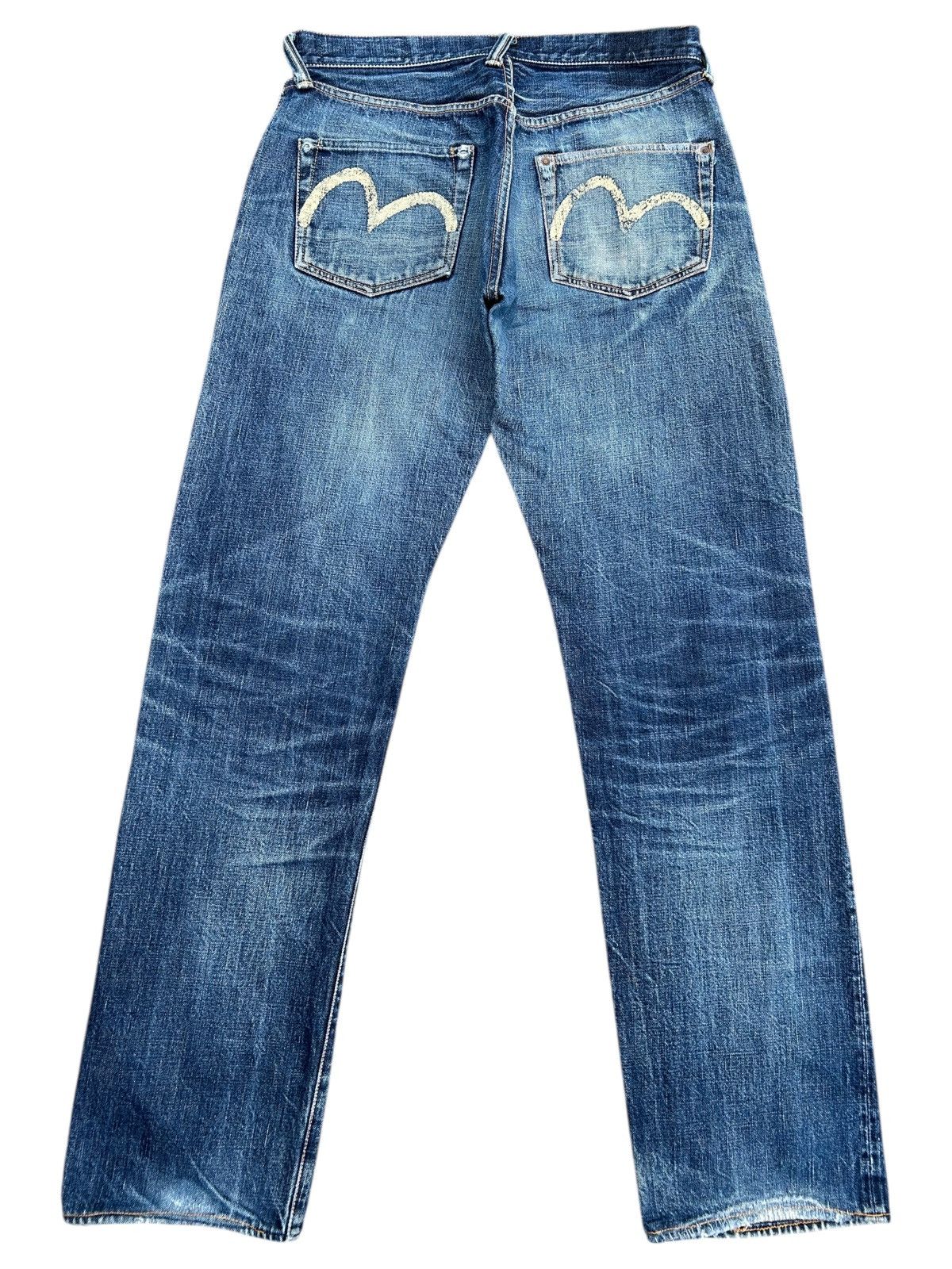 Evisu Vintage Evisu Selvedge Distressed Repair Denim Jeans Size US 33 - 1 Thumbnail