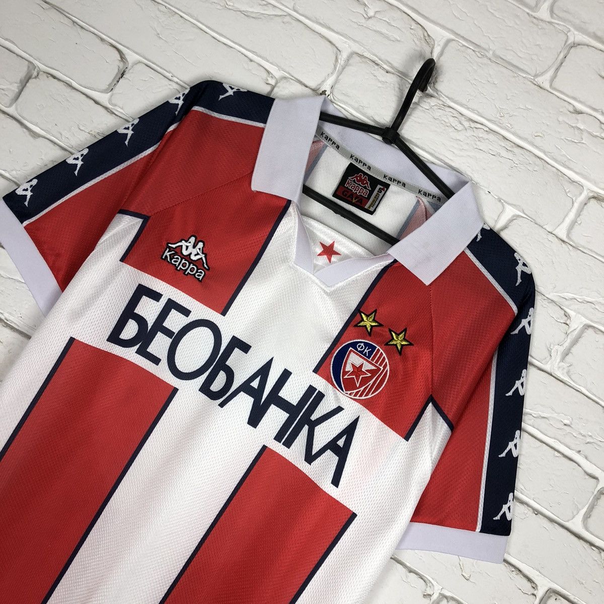 Other Retro Copy Red Star Belgrade Crvena Zvezda 1995 1996 jersey Size US S / EU 44-46 / 1 - 2 Thumbnail