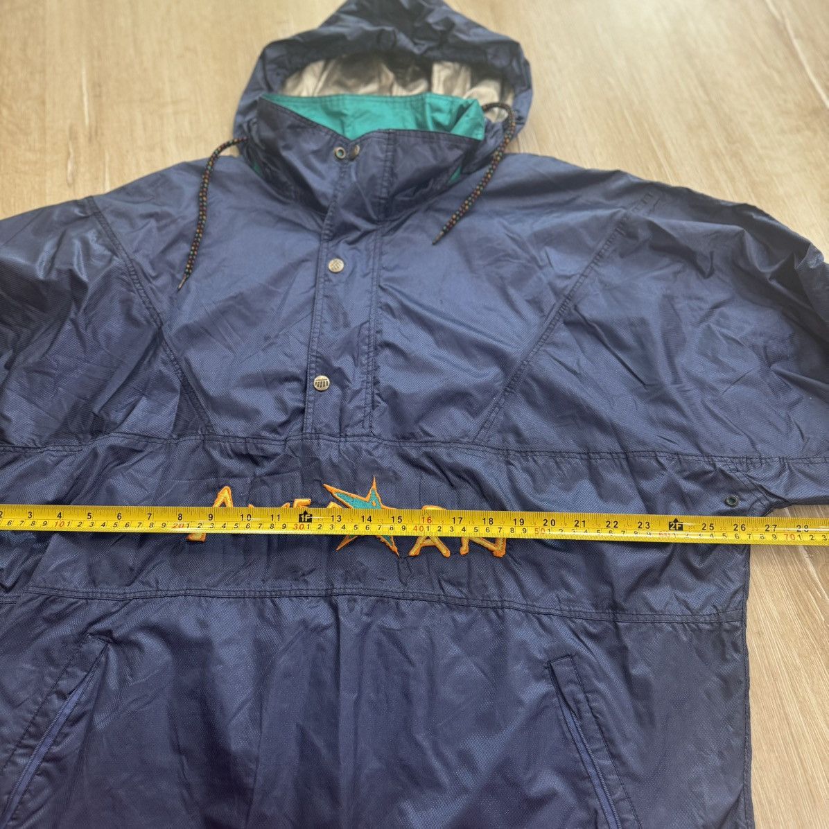 Vintage Vintage Team American 1/2 Zip Pullover Windbreaker Hooded Size US M / EU 48-50 / 2 - 8 Thumbnail