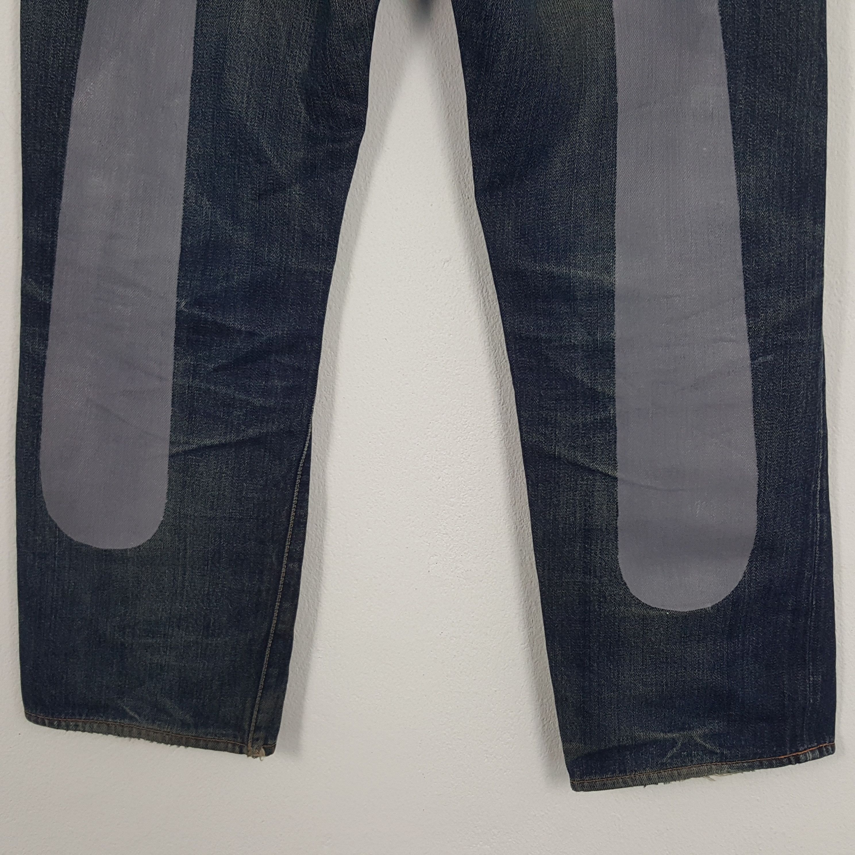 Evisu × Japanese Brand × Vintage Vintage Evisu Yamane Selvedge Custom Diacock Denim Jeans Size US 29 - 3 Thumbnail